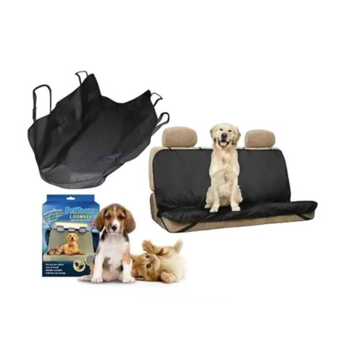 SHENGKE - Funda Cobertor Protector Para Carro Mascotas Silla Trasera