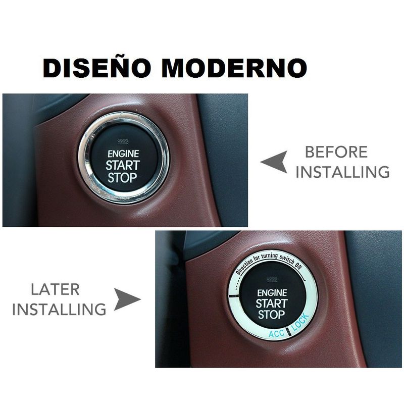GENERICO - accesorios ford fiesta focus cubierta switche de encendido