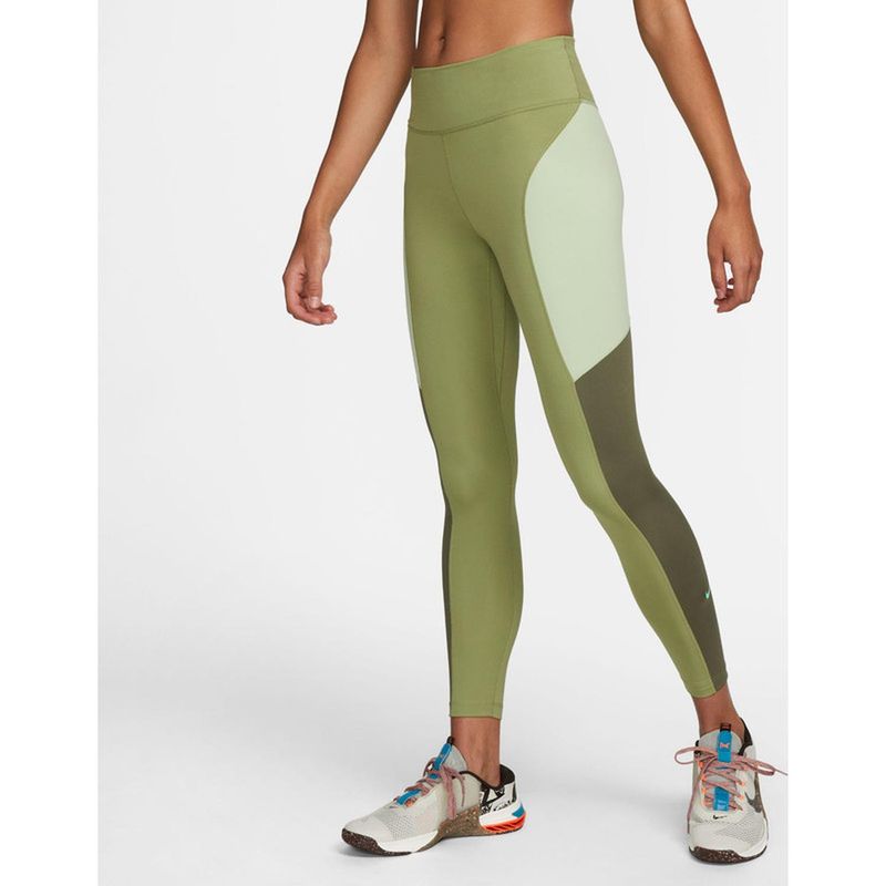 NIKE - Leggins Mujer Nike One Dry Fit Midrise 7/8 Cb - Verde