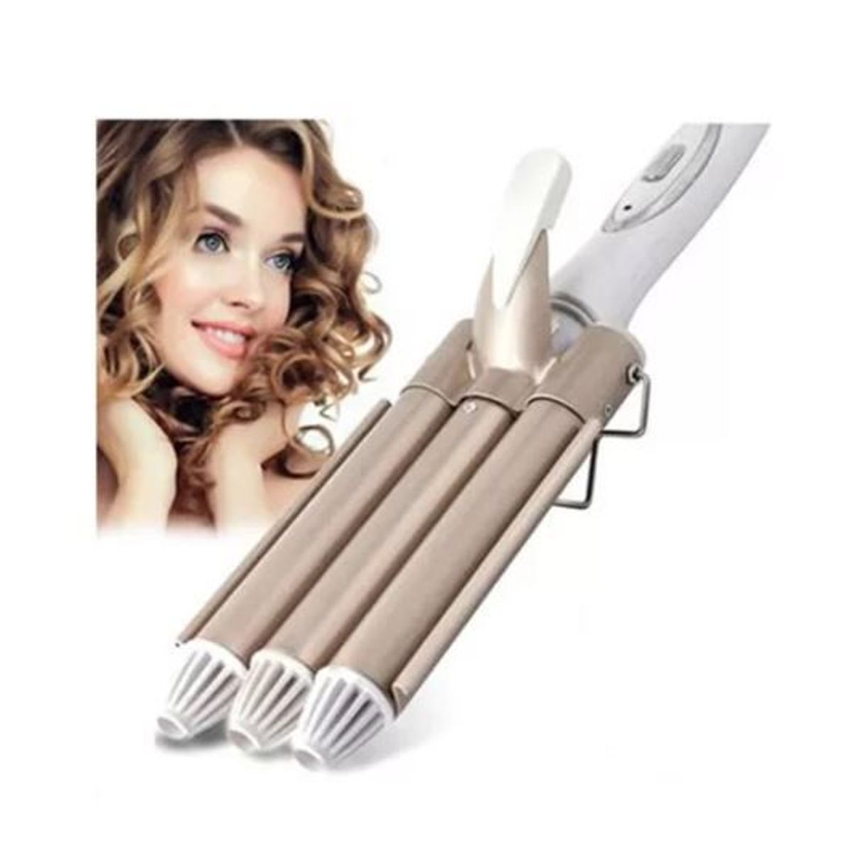 BUSHNELL - Plancha De Cabello Ondas De Sirena Rizadora