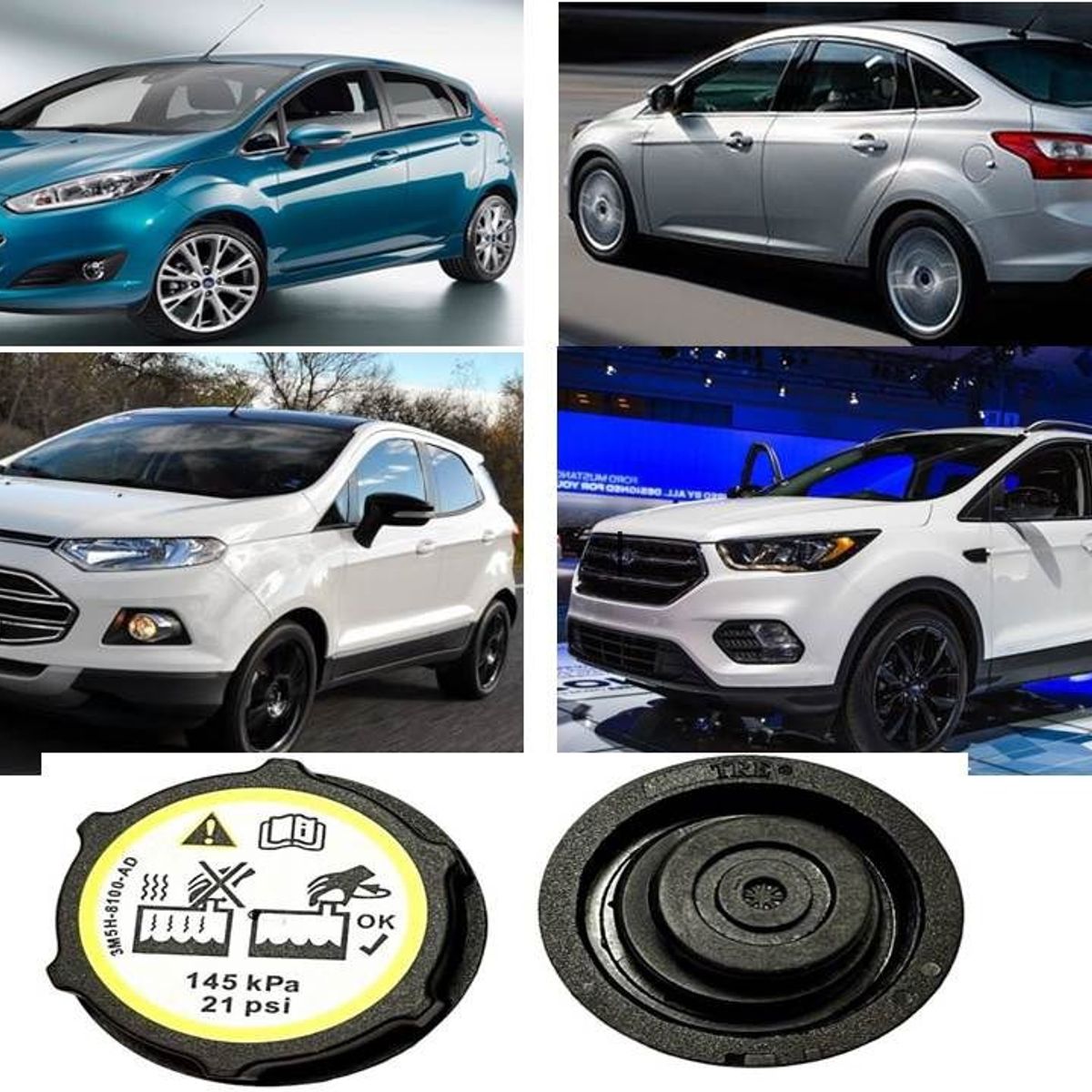 GENERICO - accesorios ford fiesta ecosport escape tapa refrigerante