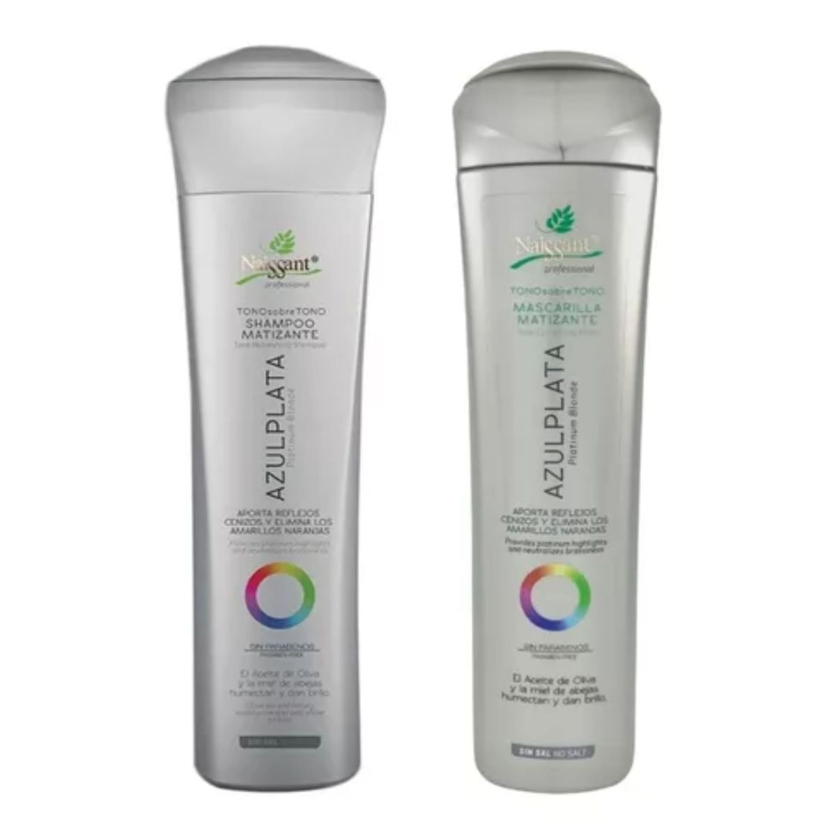 NAISSANT - Kit Naissant Shampoo  Mascarilla Matizante Azul Plata