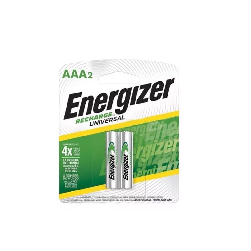 ENERGIZER - Pila Bateria Recargable Aaa X2 Energizer NH12BP