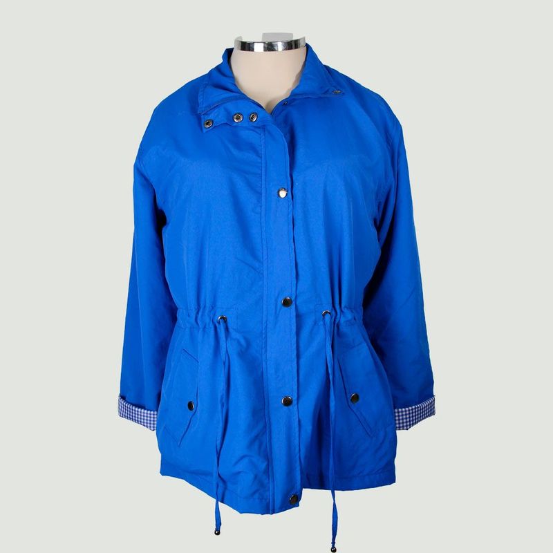 L Y H - Chaqueta Para Mujer Azul Marca L&H
