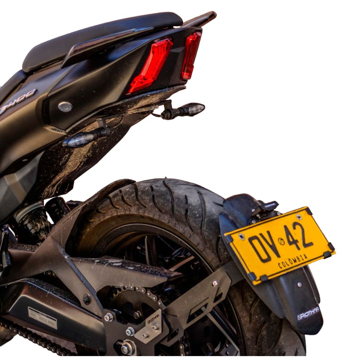 GENERAL - Guardabarro Trasero Flotante Dominar 400ug Rothar En Aolmoto