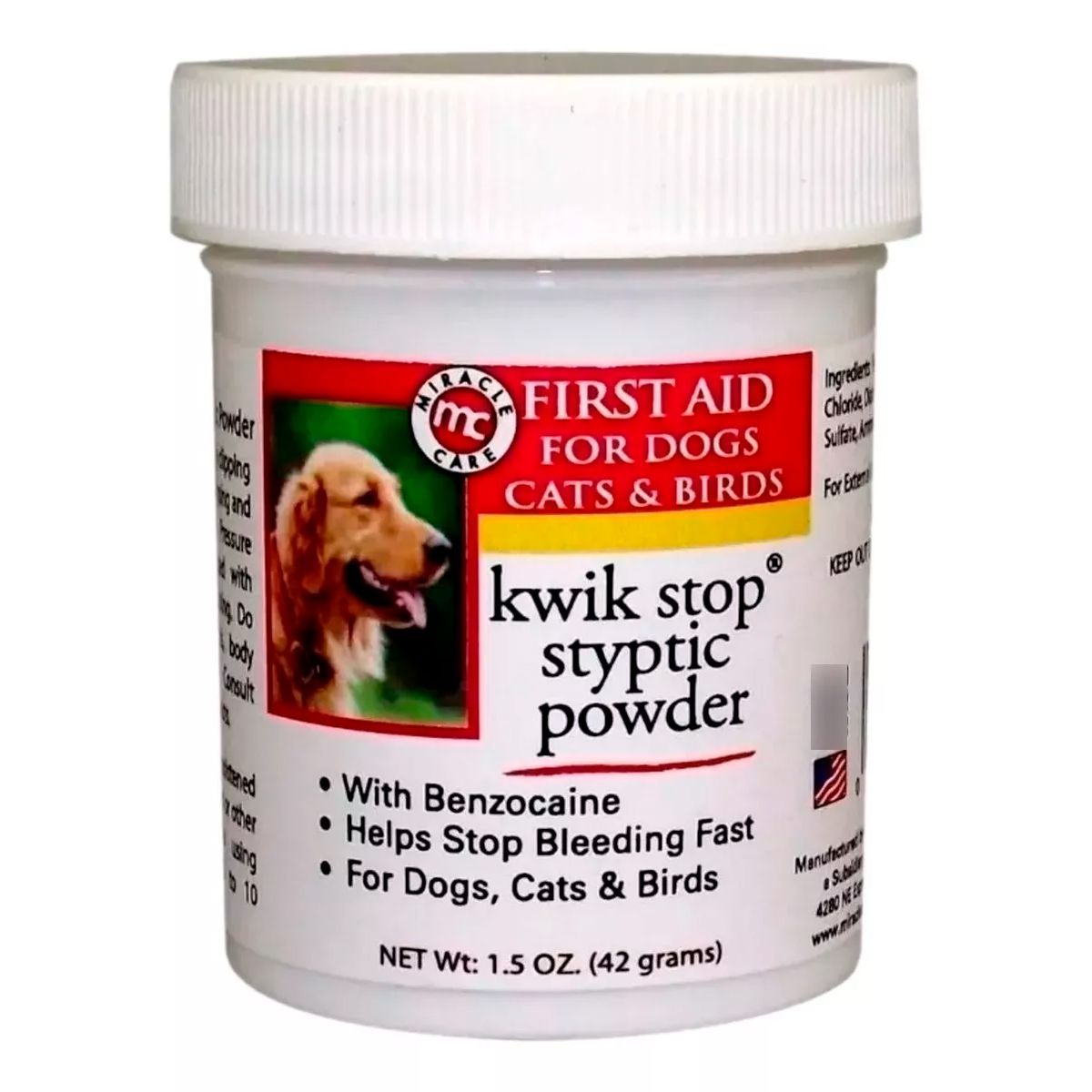 GENERICO - Polvo Hemostático Perro Gato Peluq 1.5 oz