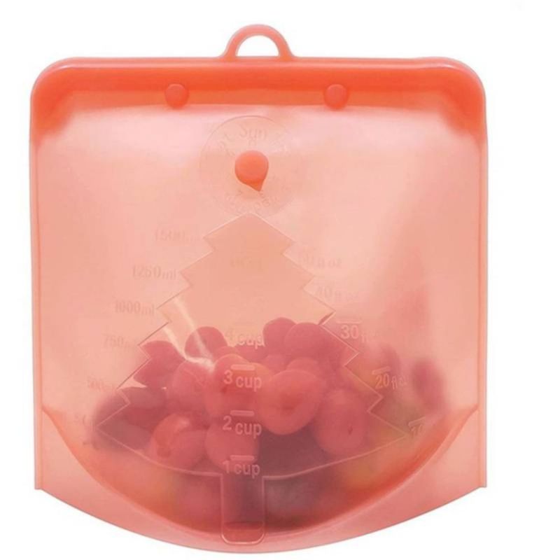 GENERICO - Bolsa de silicona hermética para alimentos.
