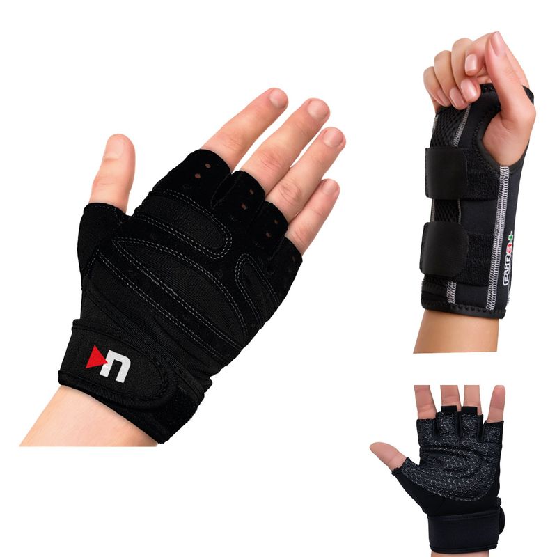 CROYDON - Guante Para Gym Negro para Hombre y Mujer Croydon