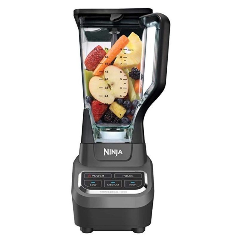 NINJA - Licuadora Profesional 1000 Watt Negra Marca Ninja Ref. BL610.