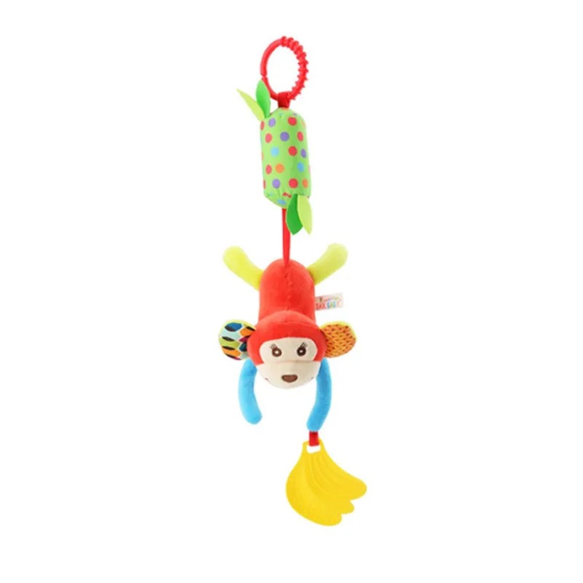 BABY ON - Sonajero Colgante Para Coche O Cuna Con Mordedor Mico
