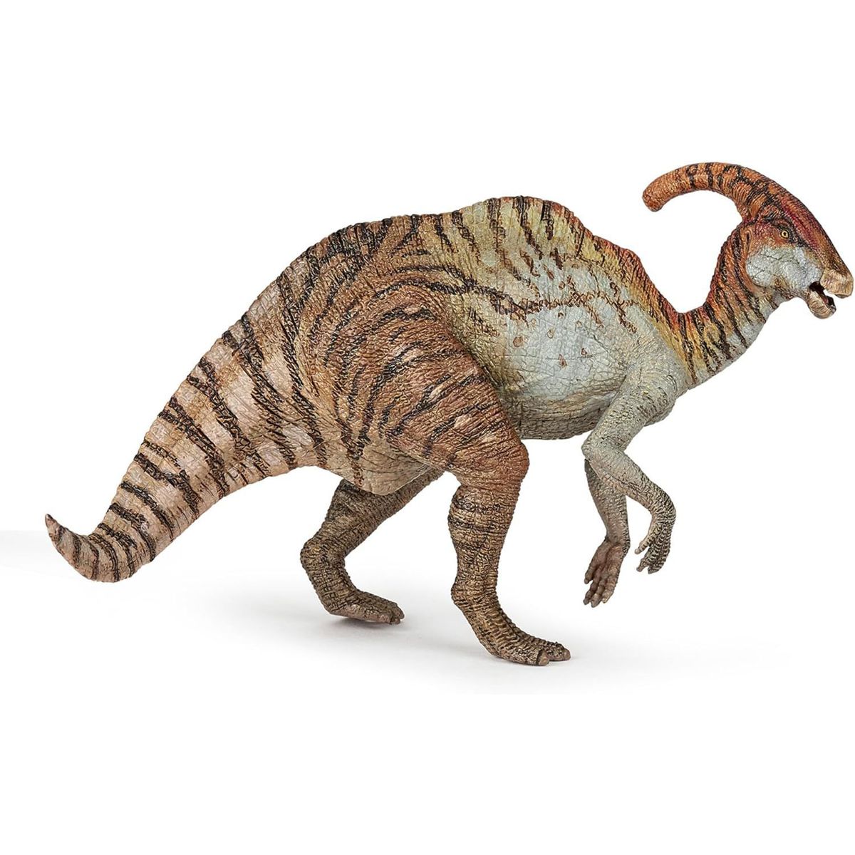 PAPOS - Figura Dinosaurios Parasaurolophus Colección Pintado A Mano