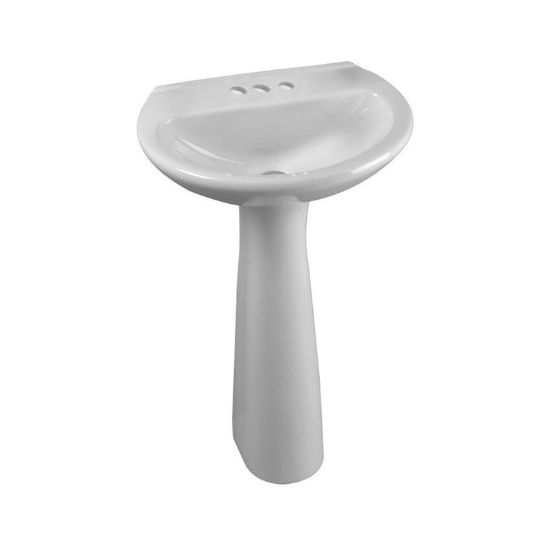 CORONA - Lavamanos Corona Milano con Pedestal Blanco