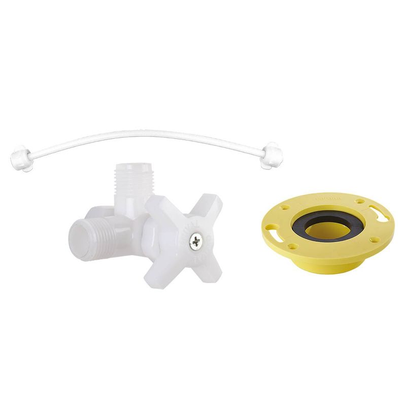 GRIVAL - Kit Brida + Regulación + Griflex Sanitario Cross
