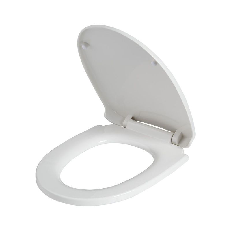 CORONA - Asiento Bronzo Cierre Suave Alongado Blanco