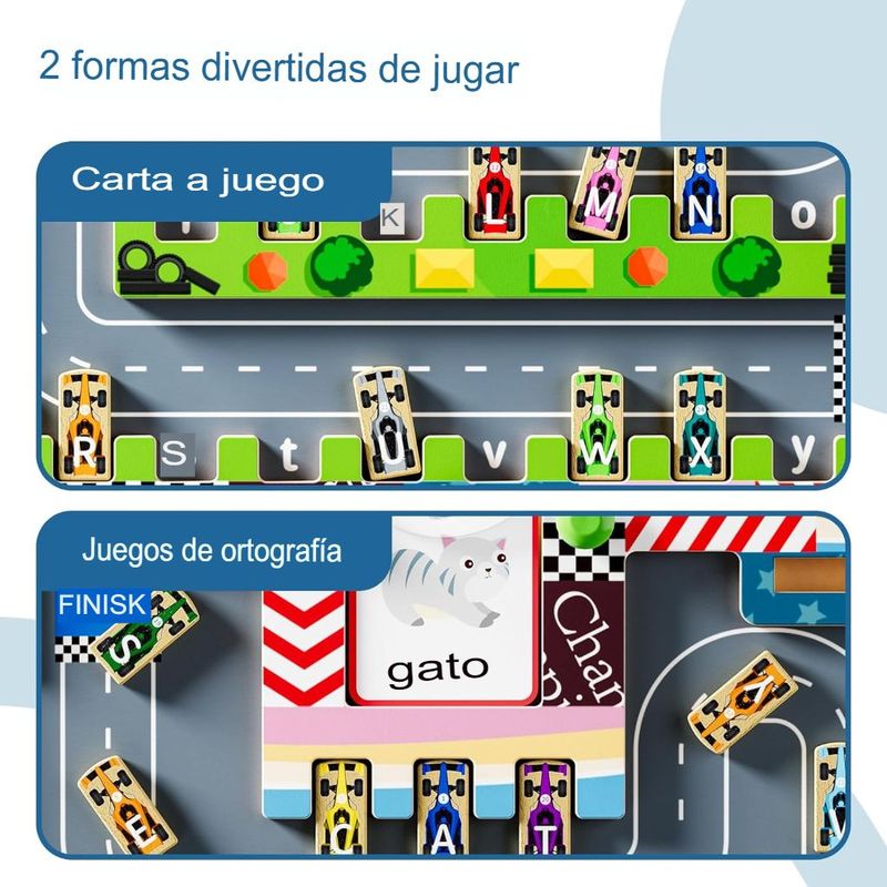 KOBALT - Tablero magnético alfabético para niños