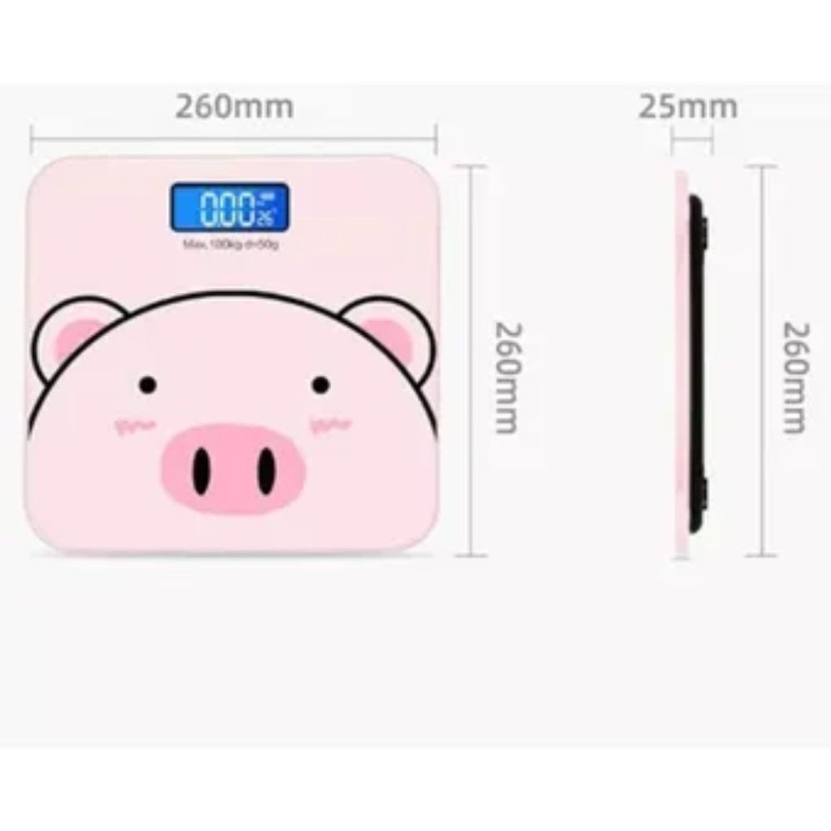 GENERICO - Báscula digital cerdito recargable