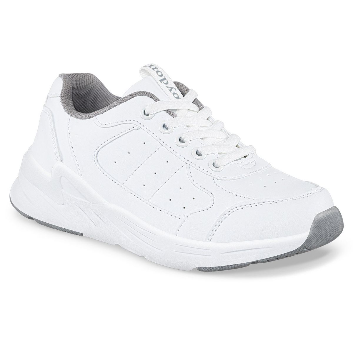 CROYDON - Tenis Colegio Neril C Blanco-Gris Croydon para Niño y Niña