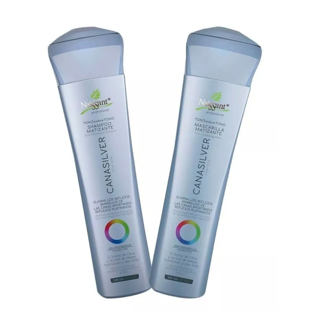 NAISSANT - Kit Naissant Shampoo  Mascarilla Matizante Canas Silver