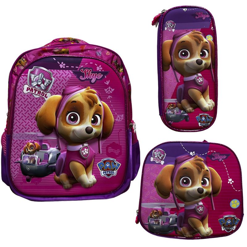 MULTIPLACE COLOMBIA - Morral de Skye escolar Para niña grande kit completo