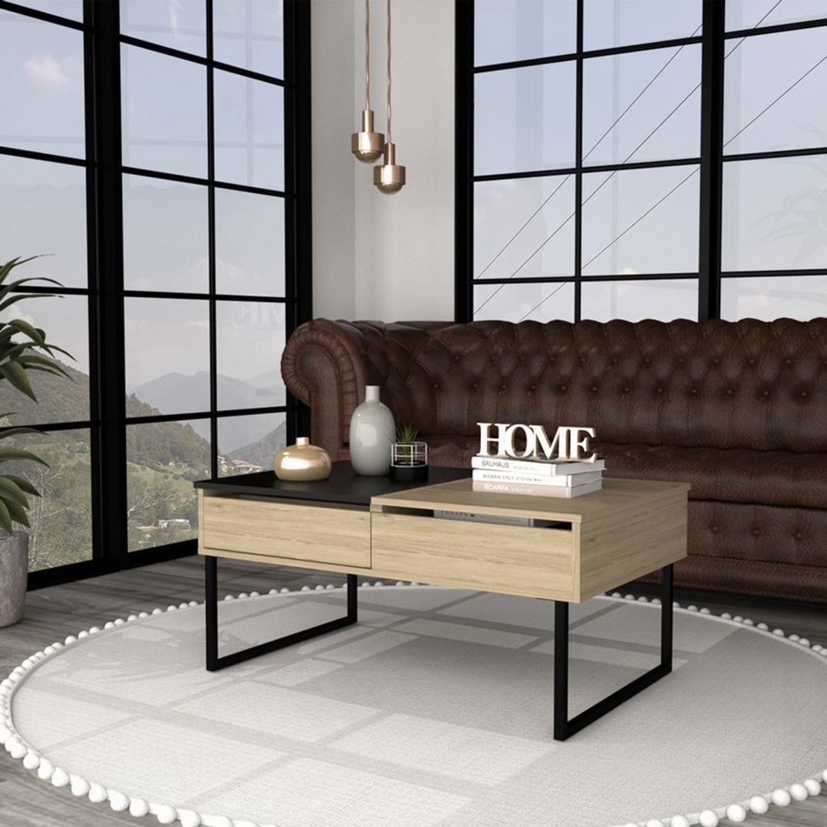 RTA MUEBLES - Mesa de centro funcional duna mrw 6277