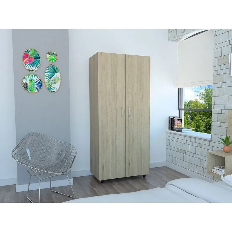 RTA DESIGN - Closet iko  crb 3098 rovere/blanco 182,5 x 80,0 x 48,5 rta muebles
