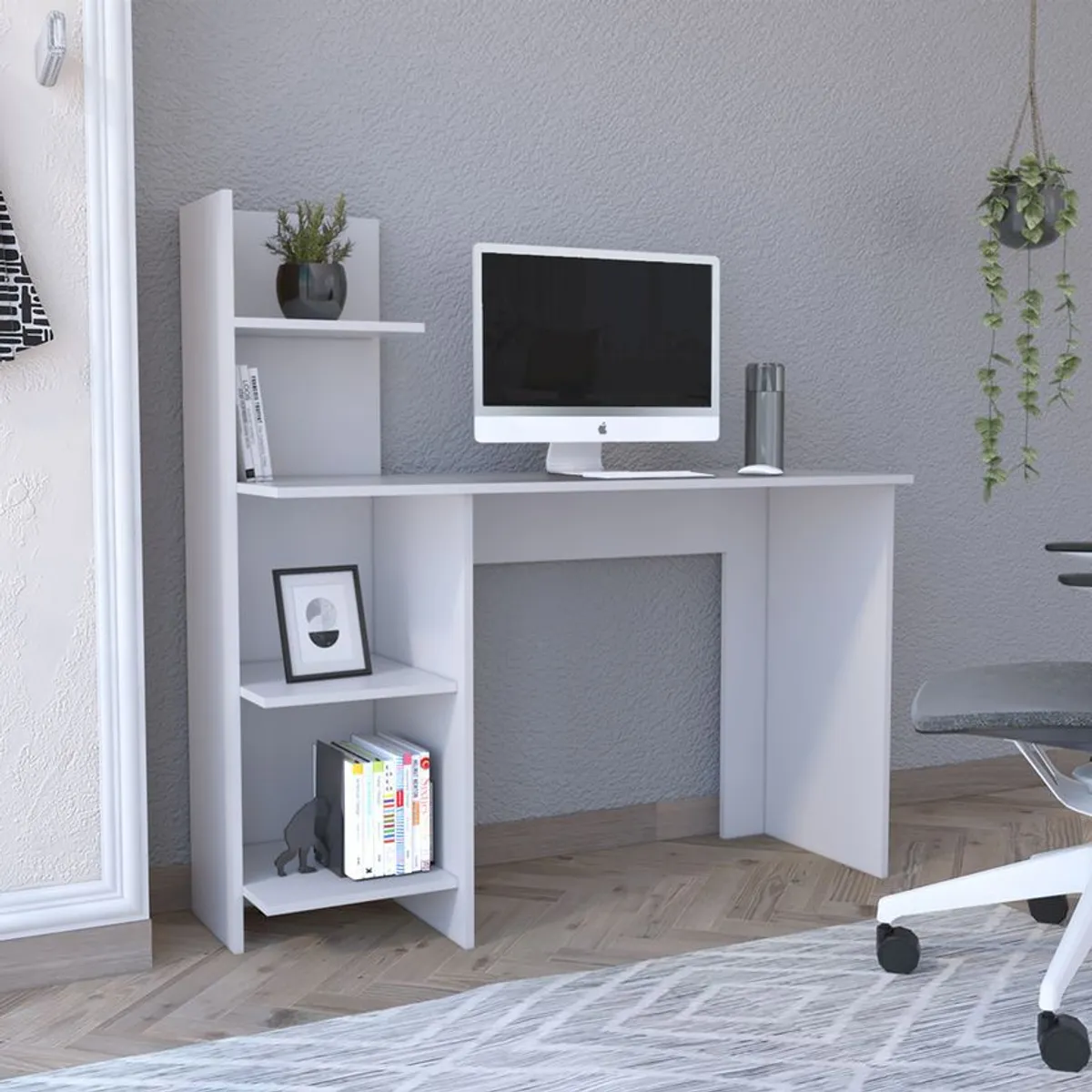 RTA MUEBLES - Escritorio 120 Vilna Blanco RTA