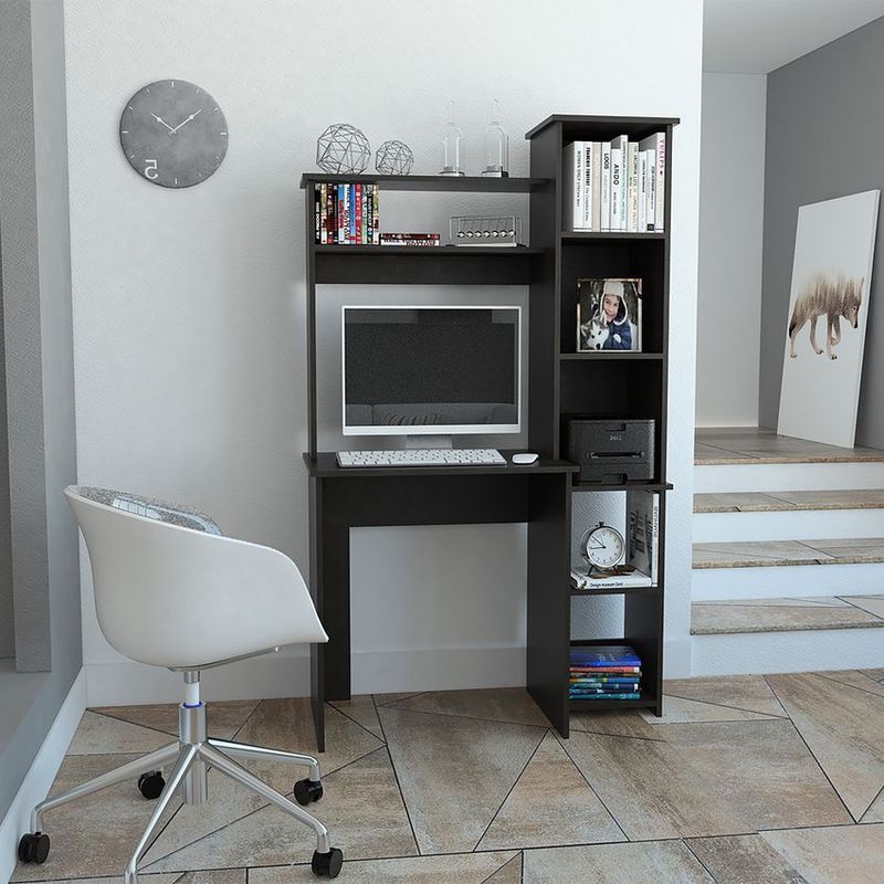 RTA MUEBLES - Escritorio office 6 wengue elw 3294