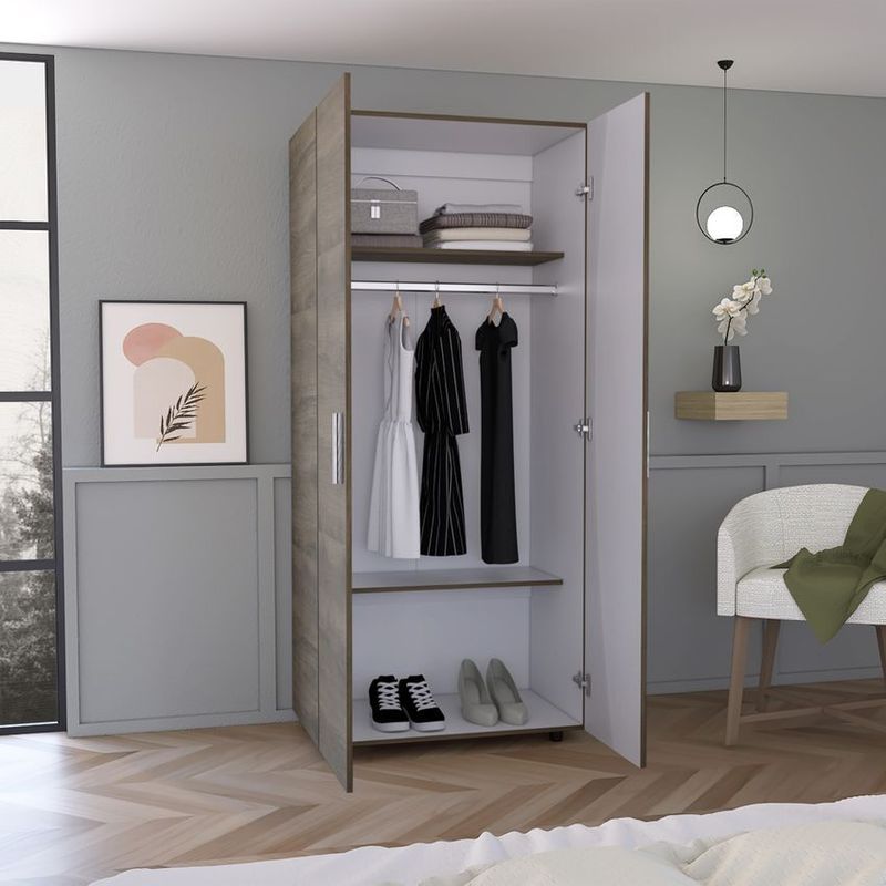 RTA MUEBLES - Closet hogar economico bellota/blanco rta muebles cbb 8136