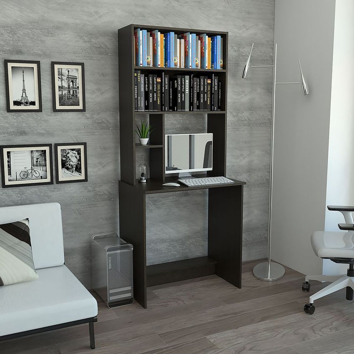 RTA MUEBLES - Escritorio biblioteca wengue rta muebles clw 3107_.