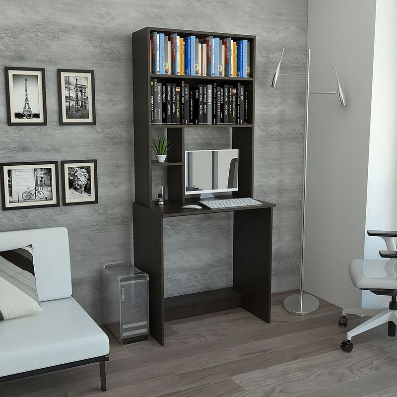 RTA MUEBLES - Escritorio biblioteca wengue rta muebles clw 3107