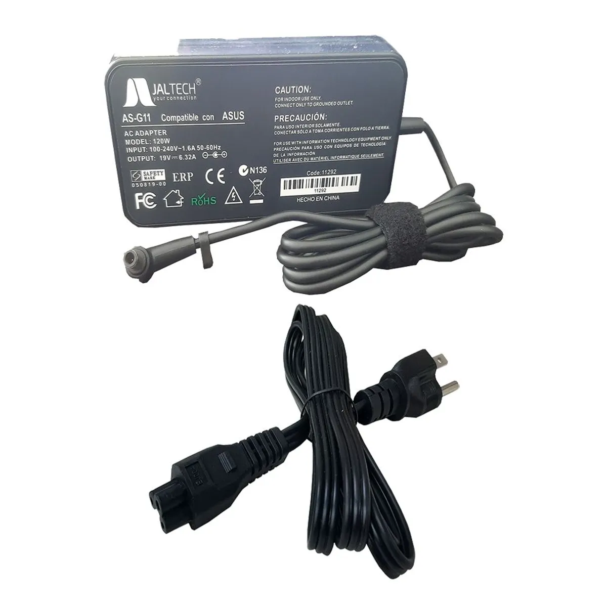 GENERICO - CARGADOR PARA ASUS GAMER SLIM 19V 6.32A 120W PUNTA 6.0 x 3.7 mm