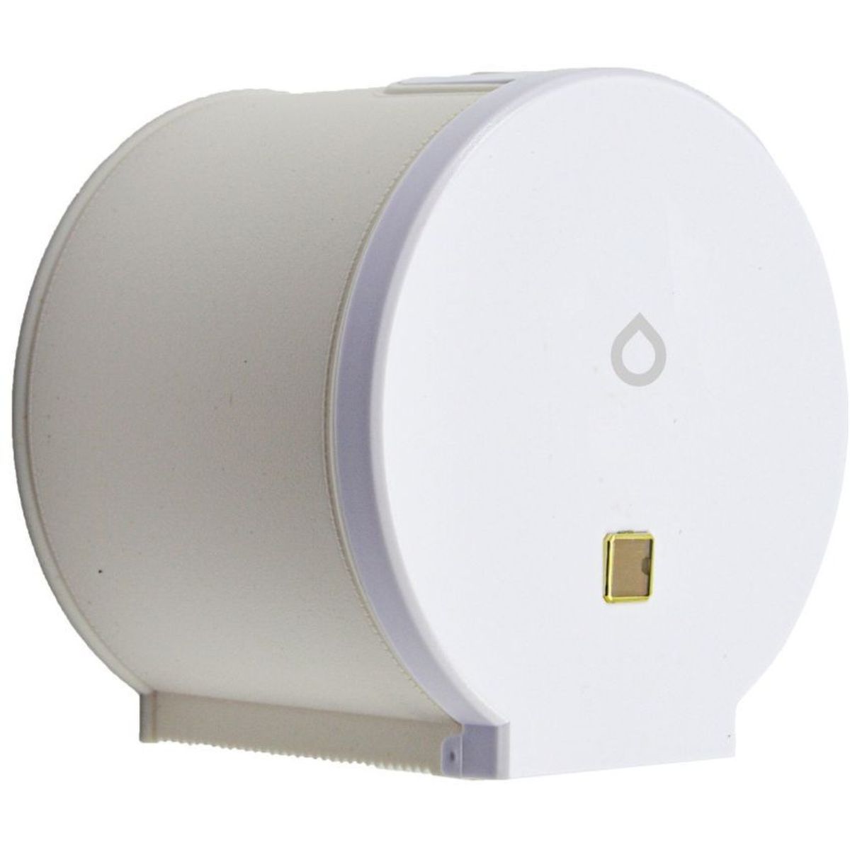 GENERICO - Dispensador de papel higiénico blanco redondo