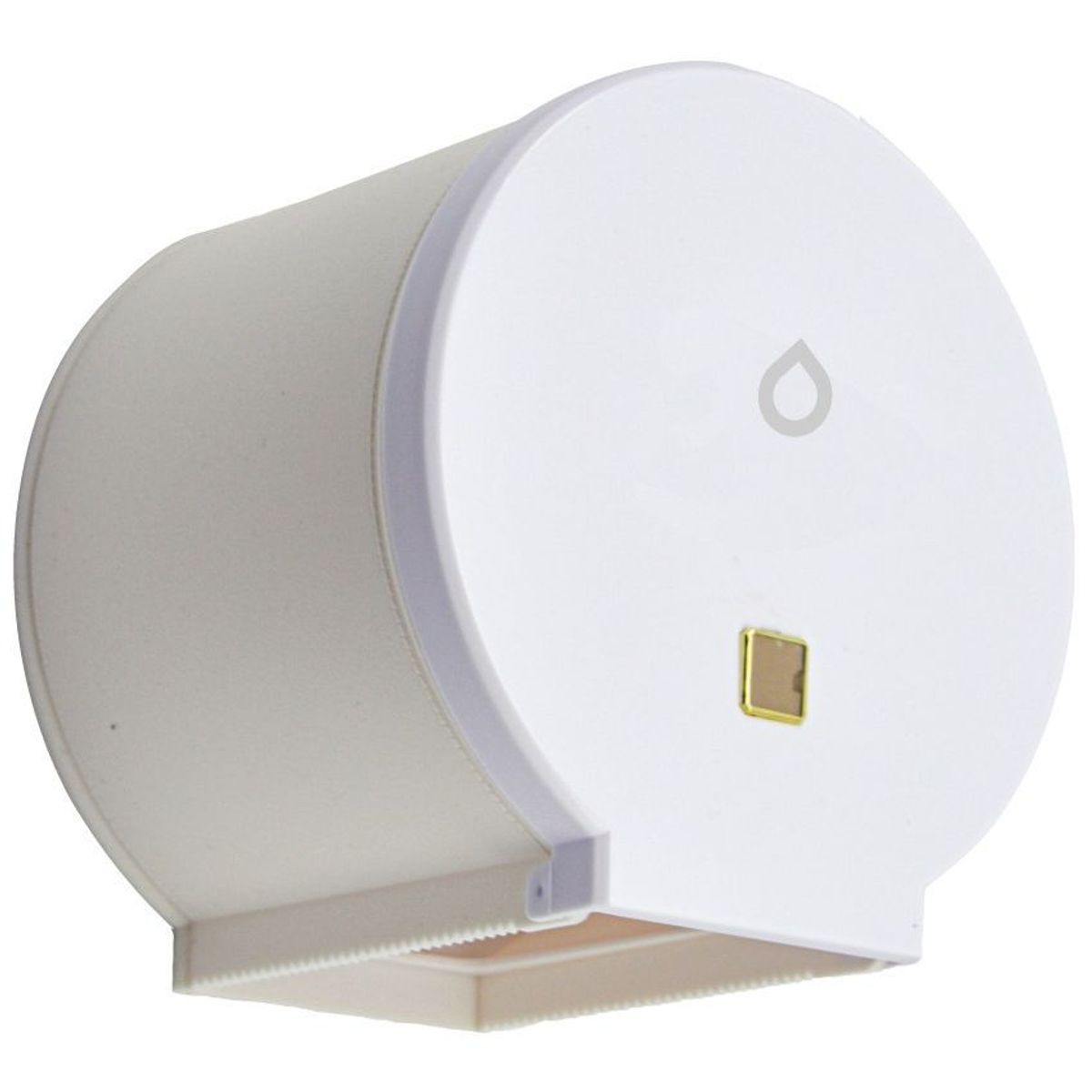 GENERICO - Dispensador de papel higiénico blanco redondo