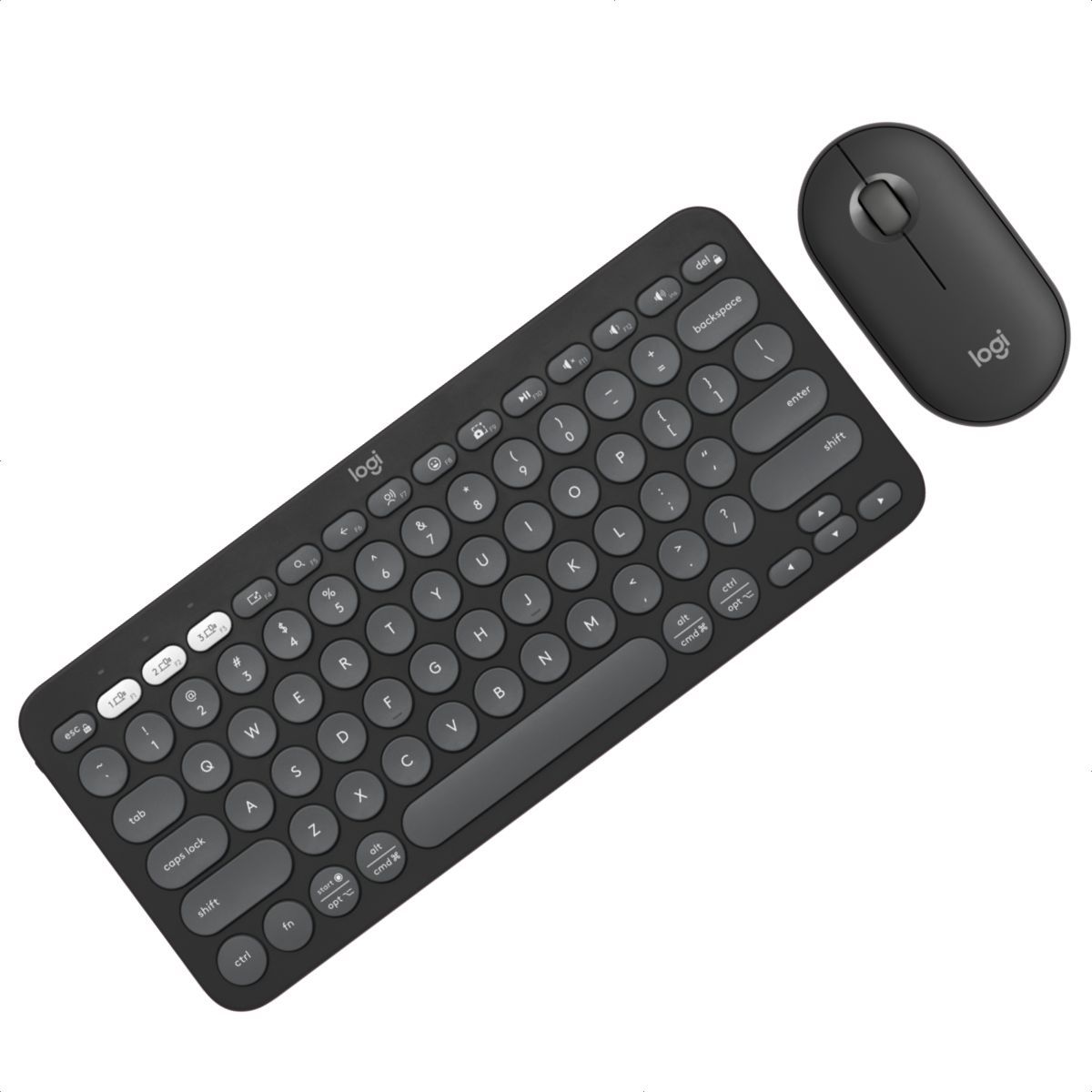 LOGITECH - Combo Logitech Bluetooth Teclado K380s + Mouse M350s Negro