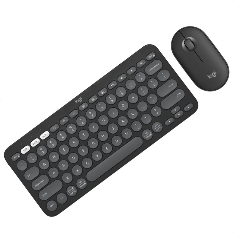 LOGITECH - Combo Logitech Bluetooth Teclado K380s + Mouse M350s Negro