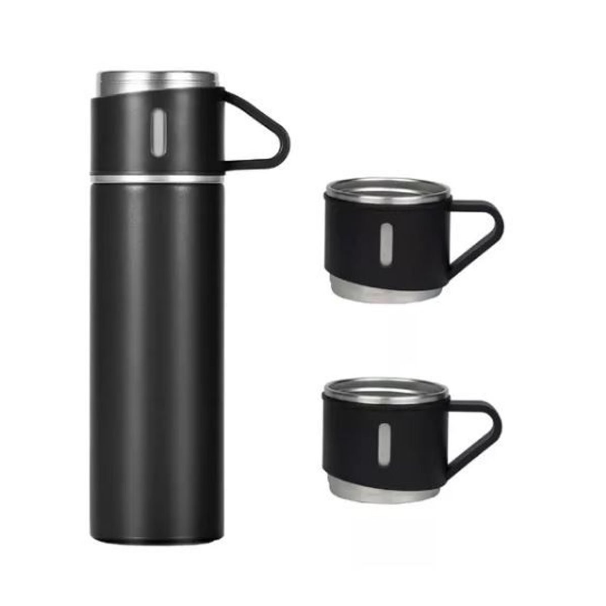 SHENGKE - Termo 500ml Acero Inoxidable Térmico 3 Tazas Estuche Regalo.