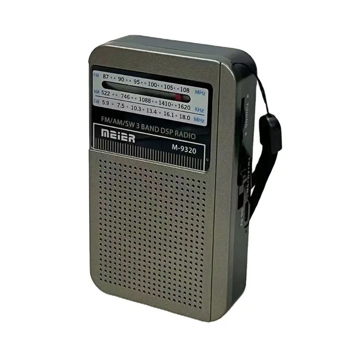 GENERAL - Radio Portatil De Bolsillo AM/FM 3 Bandas M-9320