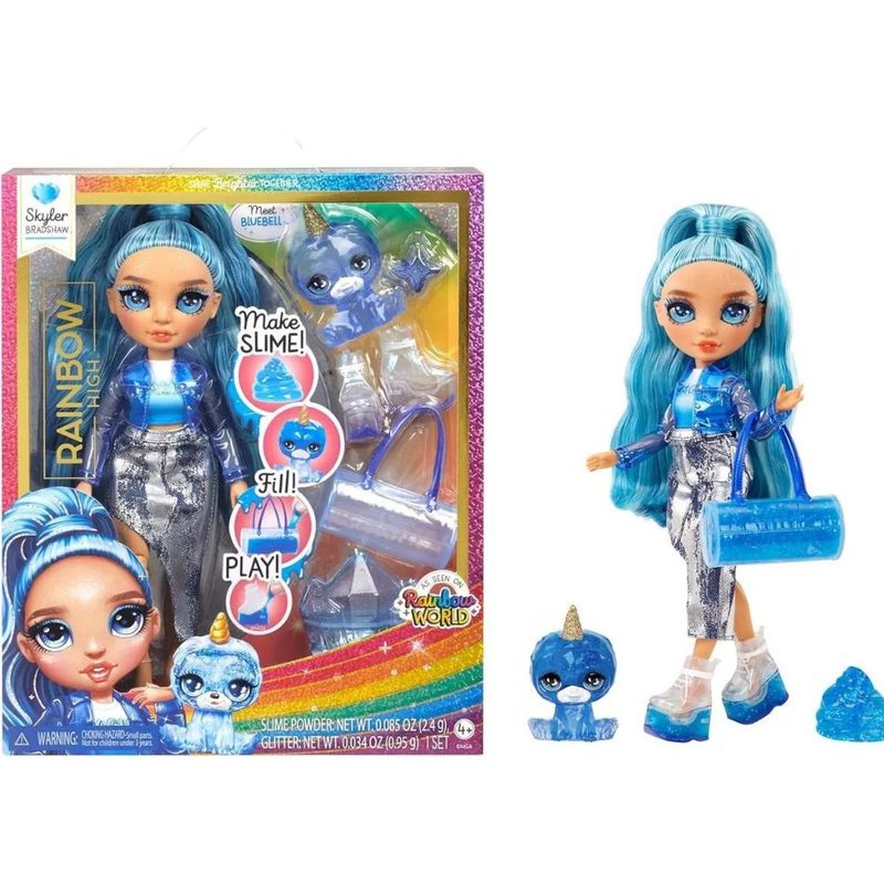RAINBOW HIGH - Muñeca Rainbow High Con Kit De Slime Accesorios Y Mascota