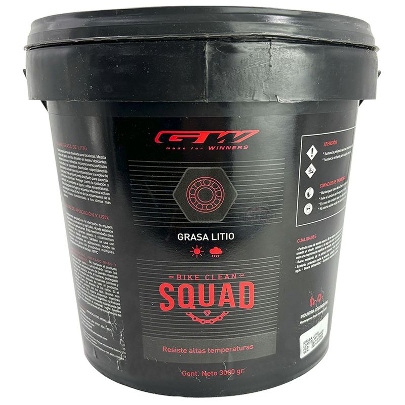 GW - Grasa Litio Gw Premium 3000g Larga Duración Para Bicicleta
