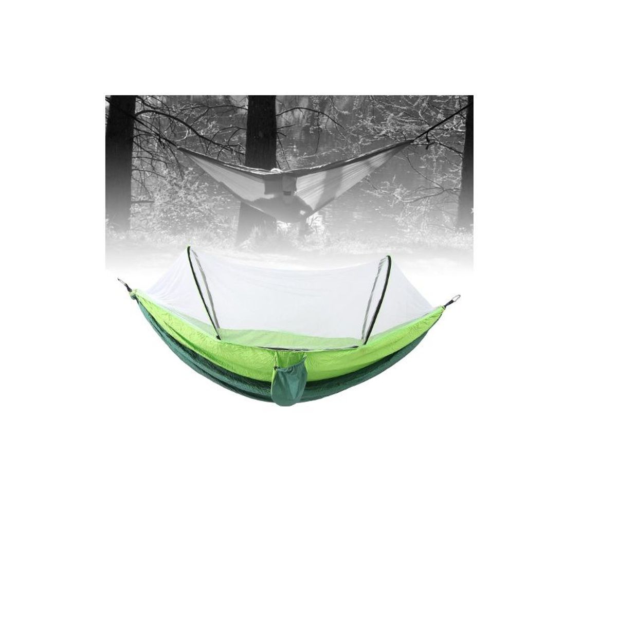 GENERICO - Hamaca Con Toldillo Mosquitera Portatil
