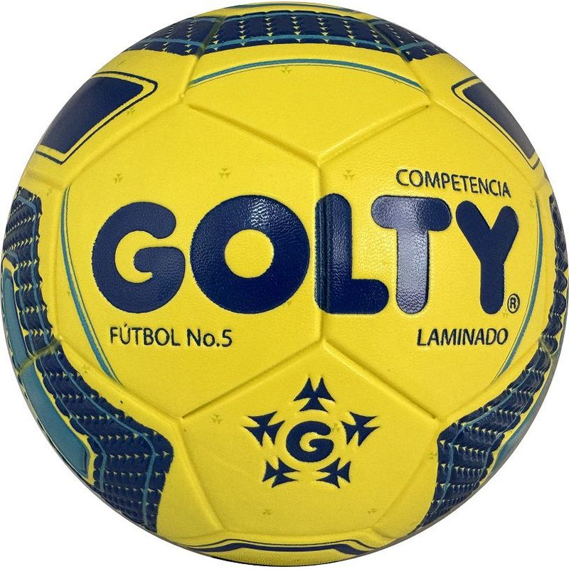 GOLTY - Balón De Fútbol Golty Competition ON # 5 laminado/Amarillo