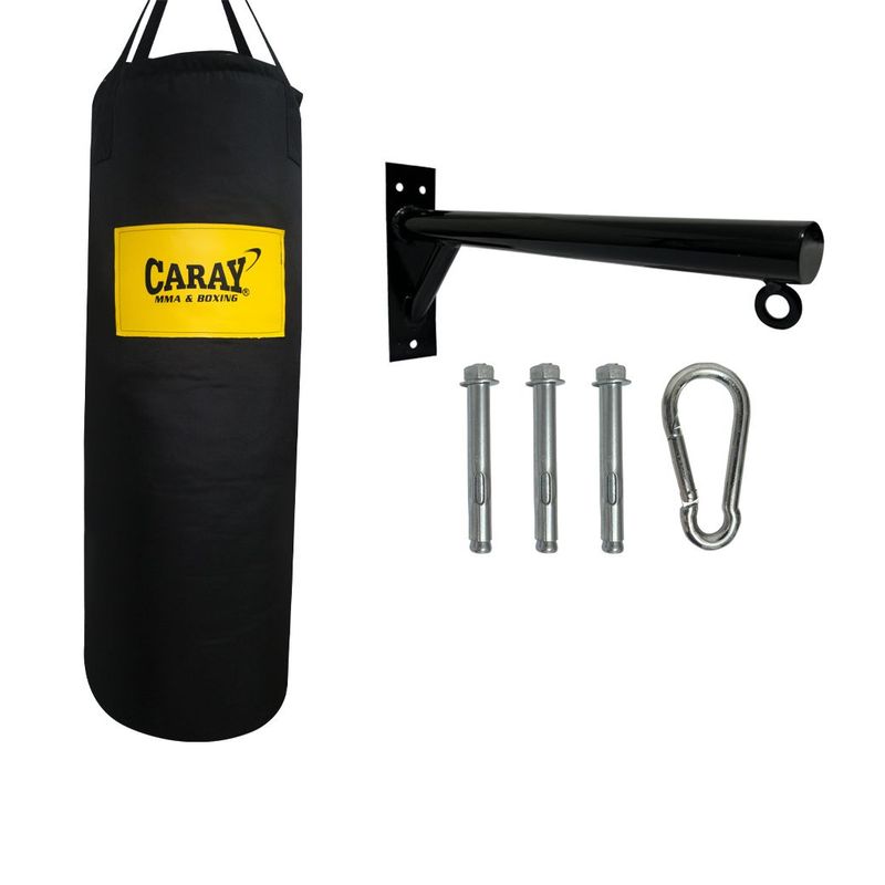 CARAY - KIT  SHELBY SACO DE BOXEO PRO 2 HTR + SOPORTE METALICO