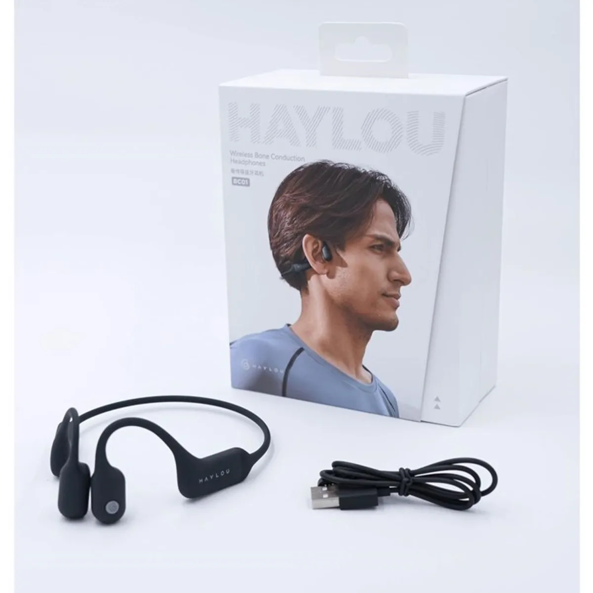 HAYLOU - Audífonos Conducción Ósea Haylou Purfree BC01 Bluetooth  Deportivos  Micrófono HD