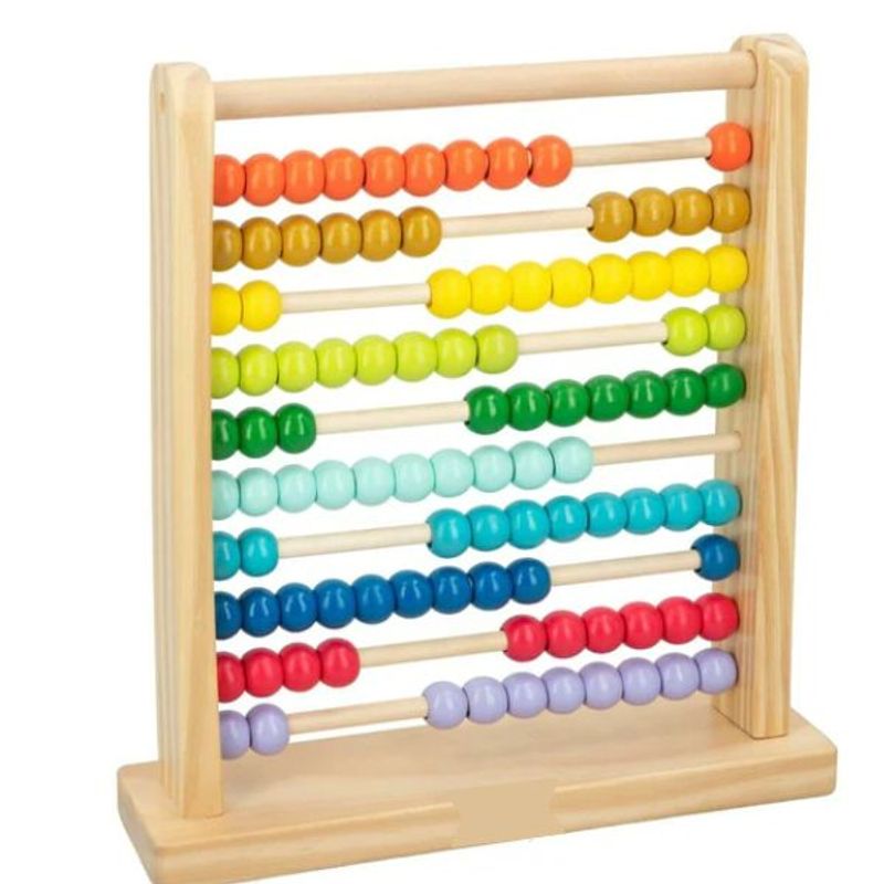 POINTER - Abaco Arco Iris De Madera Juego Didáctico Para Niños Y Niñas