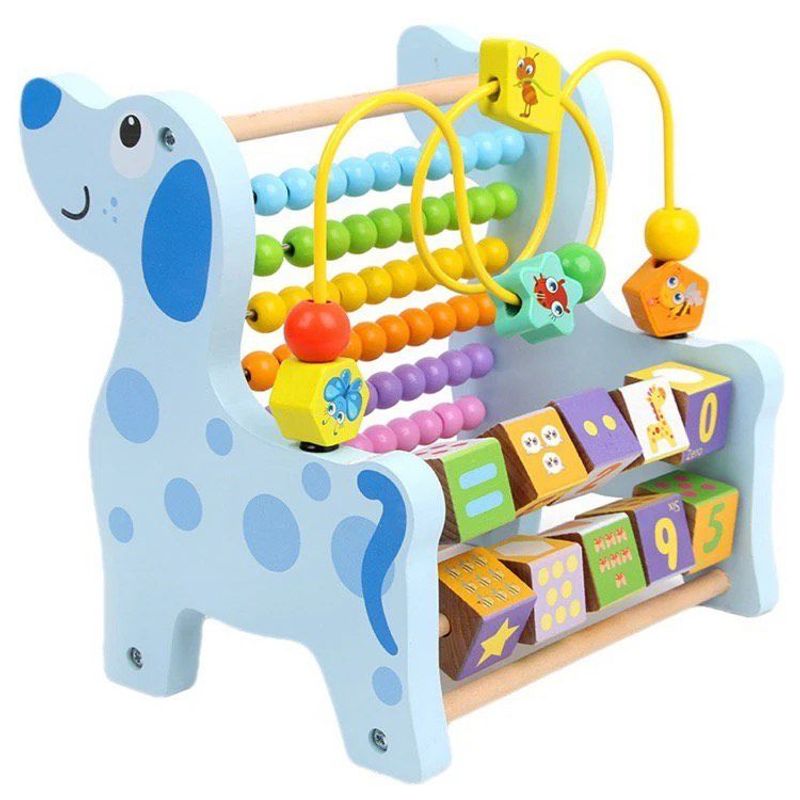 GENERICO - Abaco de Madera para bebes Montessori Aprendizaje