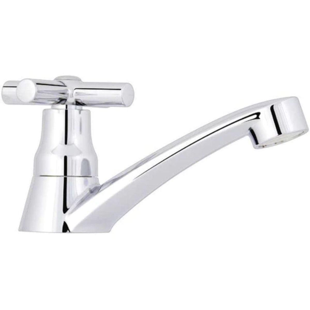 GENERICO - Griferia llave individual para lavamanos cromada
