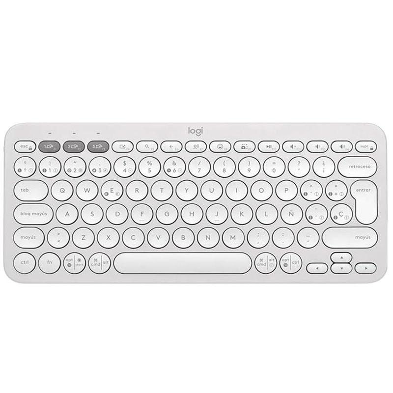 LOGITECH - Teclado Inalámbrico Logitech K380s Bluetooth Pebble Keys
