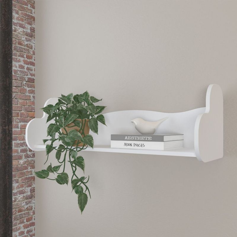 BERTOLINI - Repisa Estanteria Love en MDP 93cm Blanco