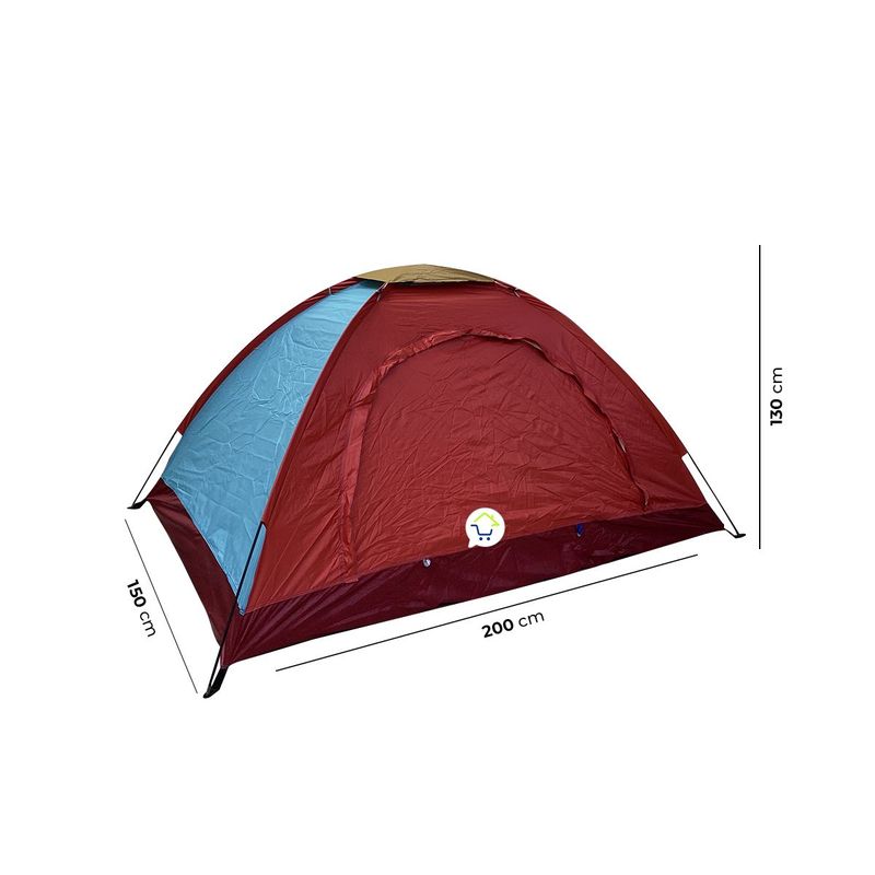 COMPRALOENCASA COM - Carpa Camping Armable Semi Impermeable 3 Personas MJ-051