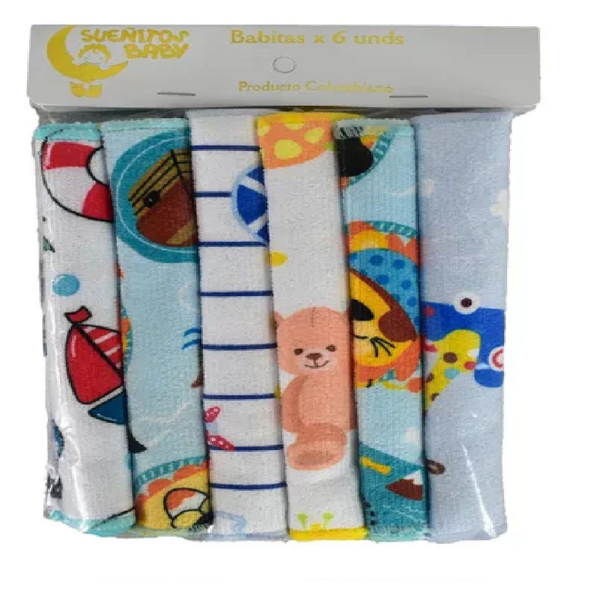 MUNDO BEBE - Babitas Faciales Toallitas Para Bebe Set X 6 Niño